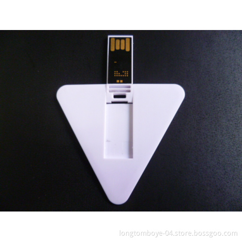 Triangle Shape Credit Card USB Flash Drive 128MB-128GB